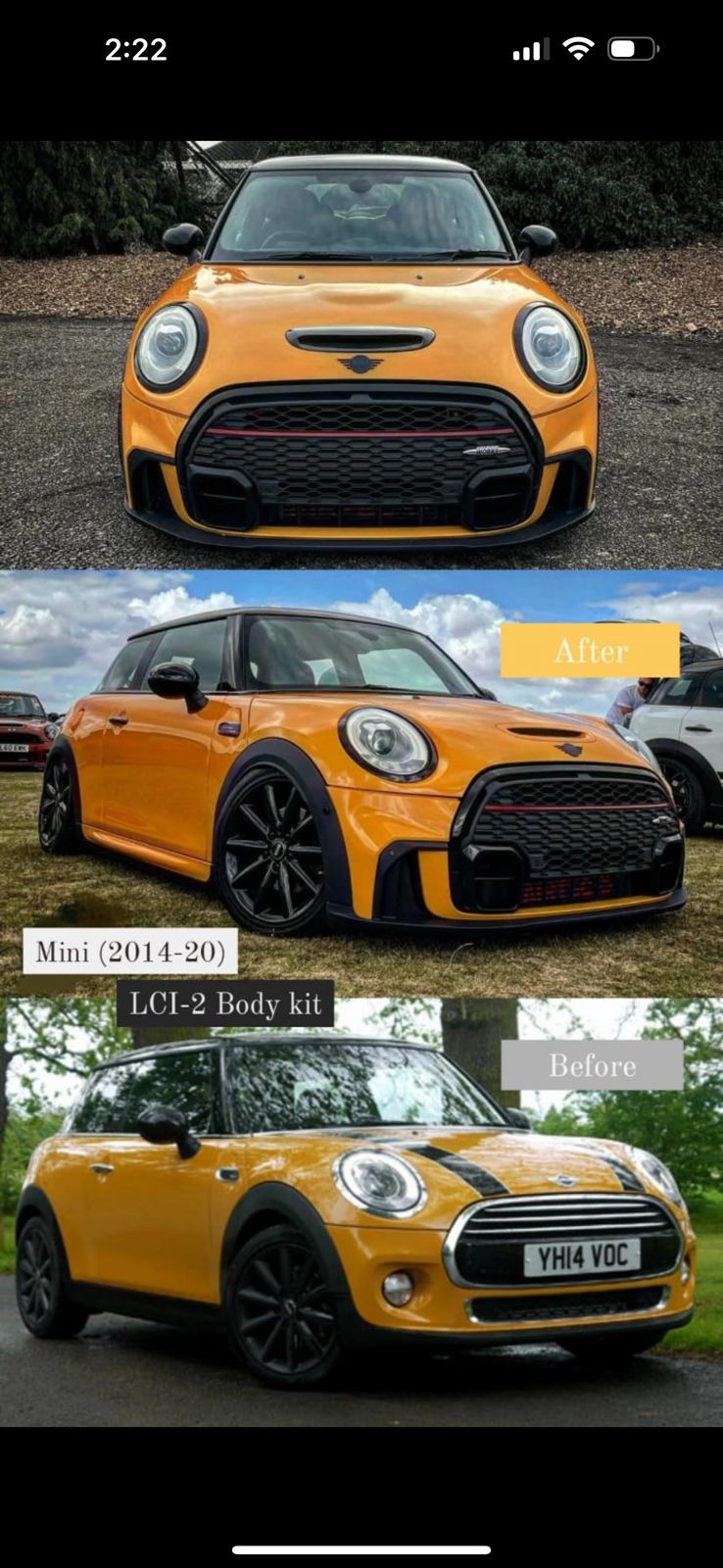 MINI COOPER JCW BODY KIT FOR 14-20 MINI F56/57