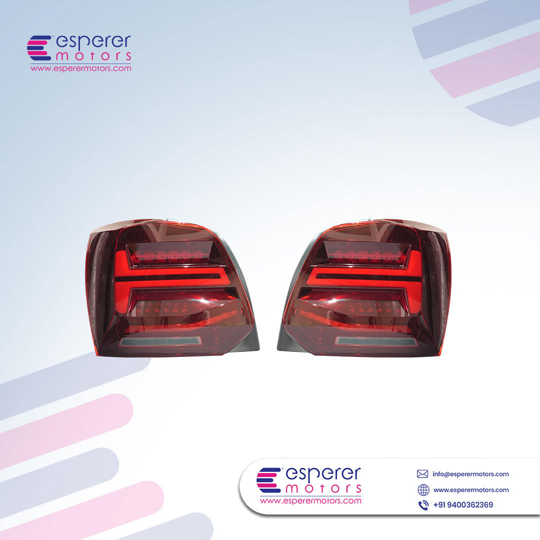 VOLKSWAGEN POLO AUDI Q2 RED TAILIGHTS
