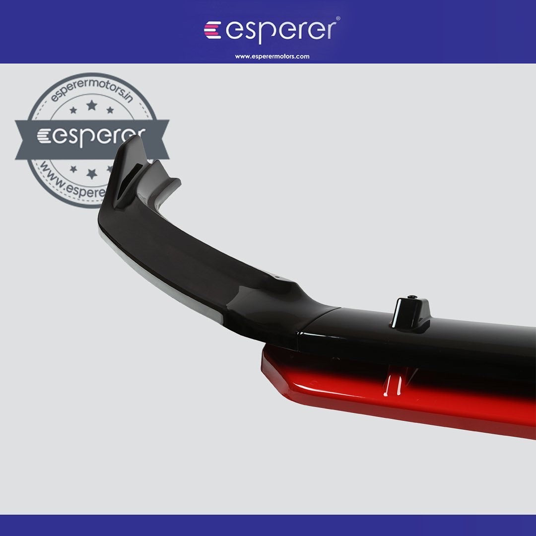 POLO 4 PIECE FRONT SPLITTER WITH RED