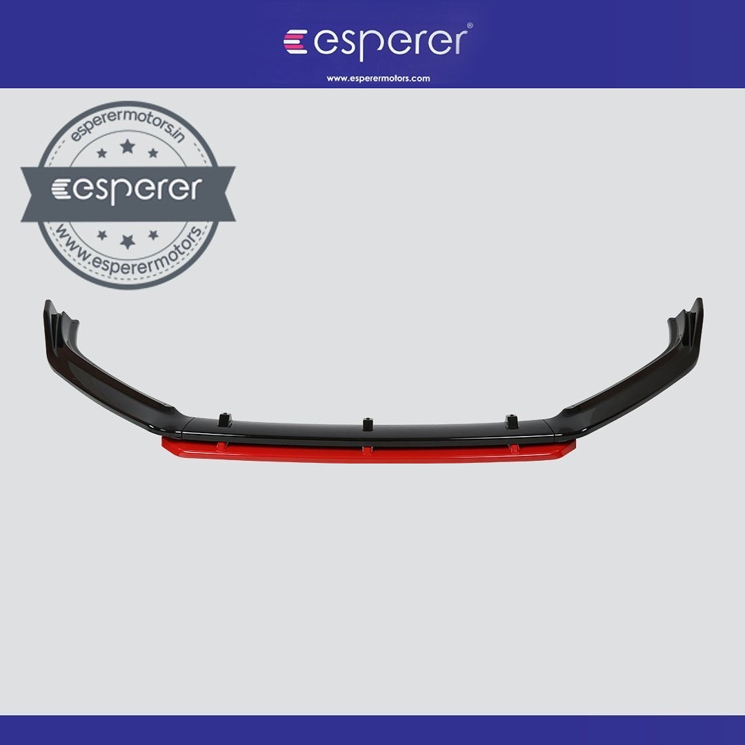 POLO 4 PIECE FRONT SPLITTER WITH RED