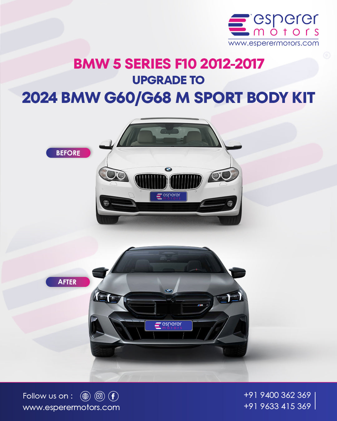 2024 BMW G60/G68 M SPORT BODY KIT