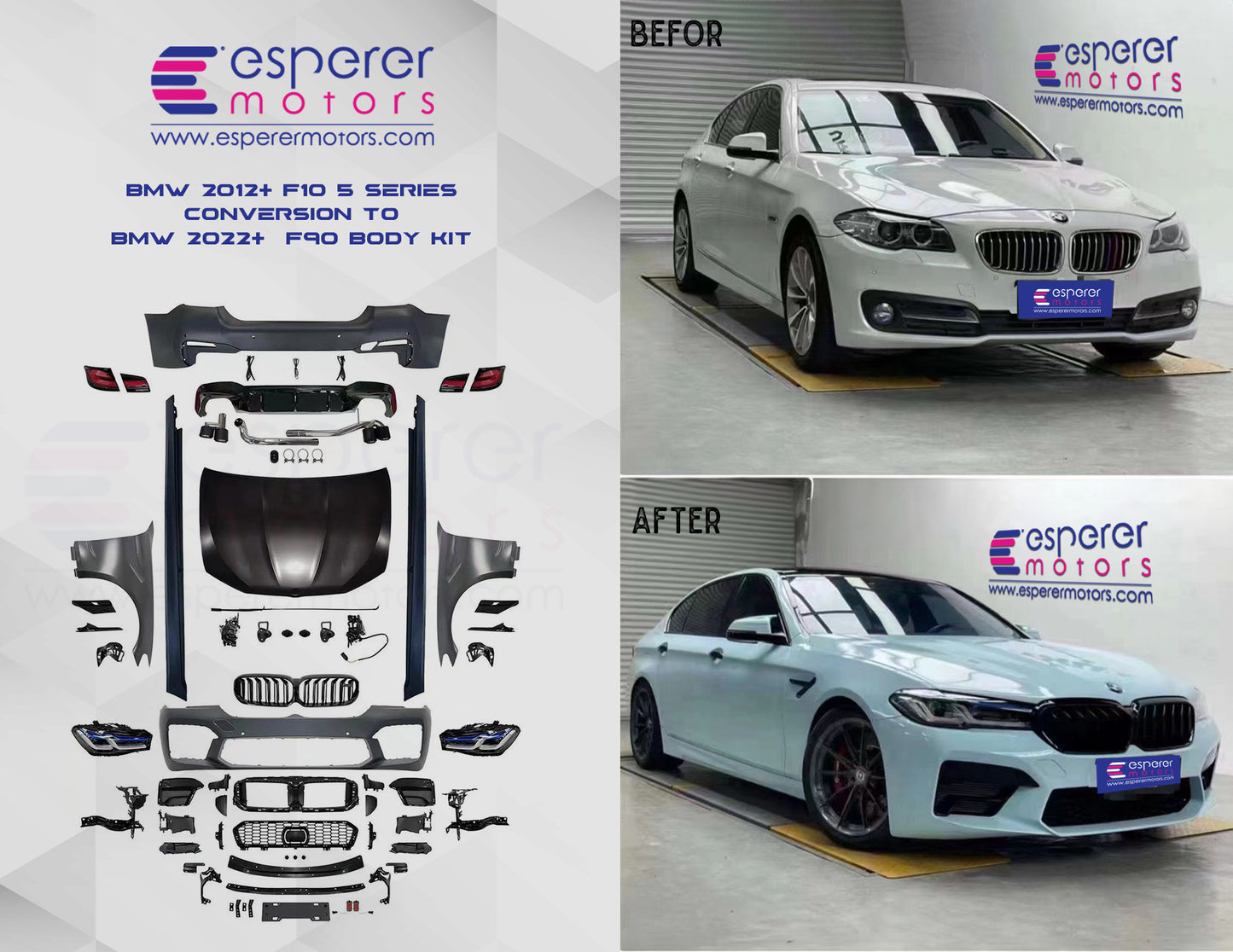 BMW F10 TO F90 M5 CONVERSION BODY KIT