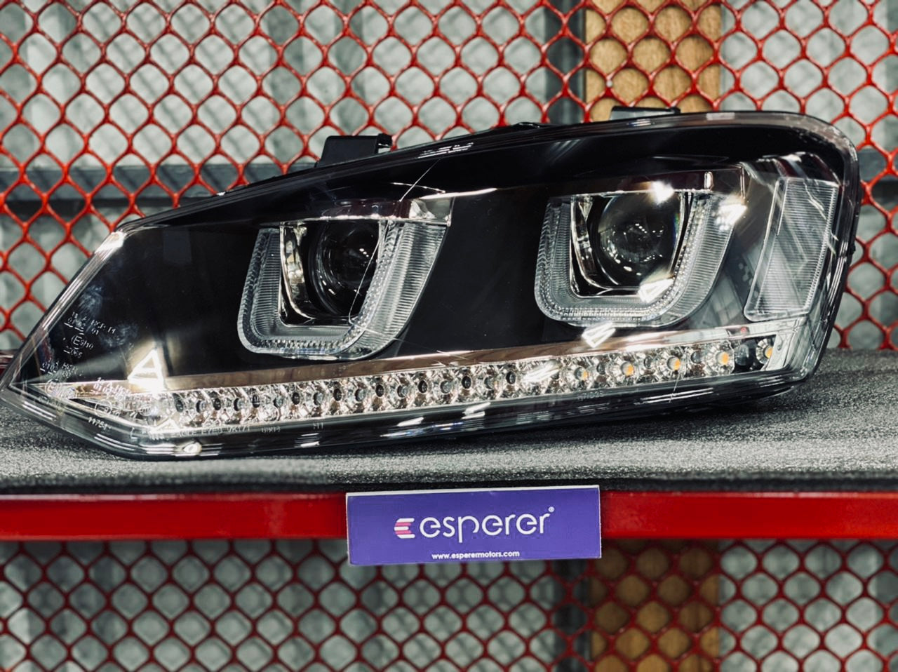 UU HEADLIGHT SILVER LINE