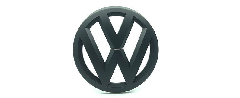 VW MATTE BLACK LOGOS