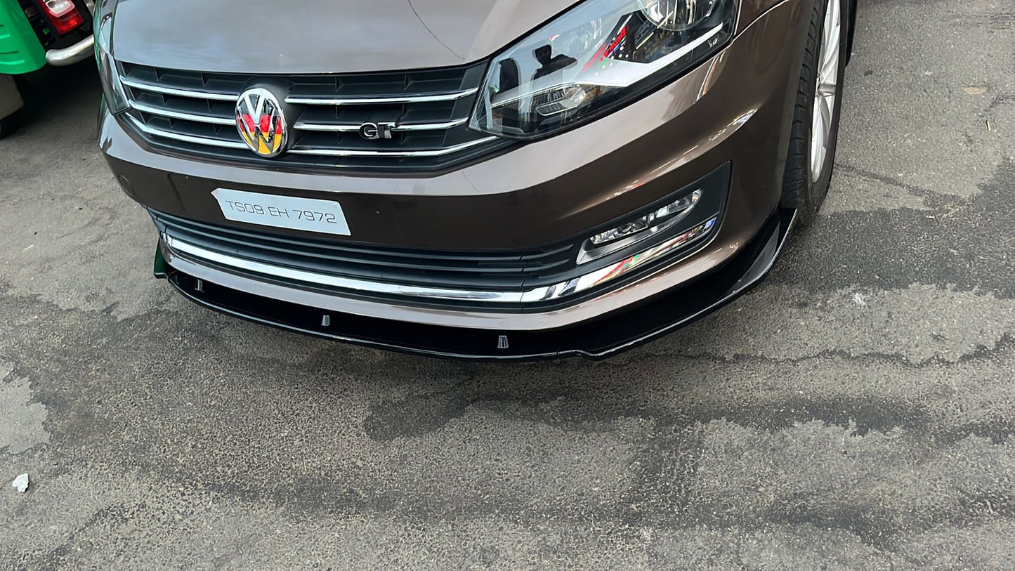 POLO 3 PIECE FRONT SPLITTER WITH SIDE WINGS