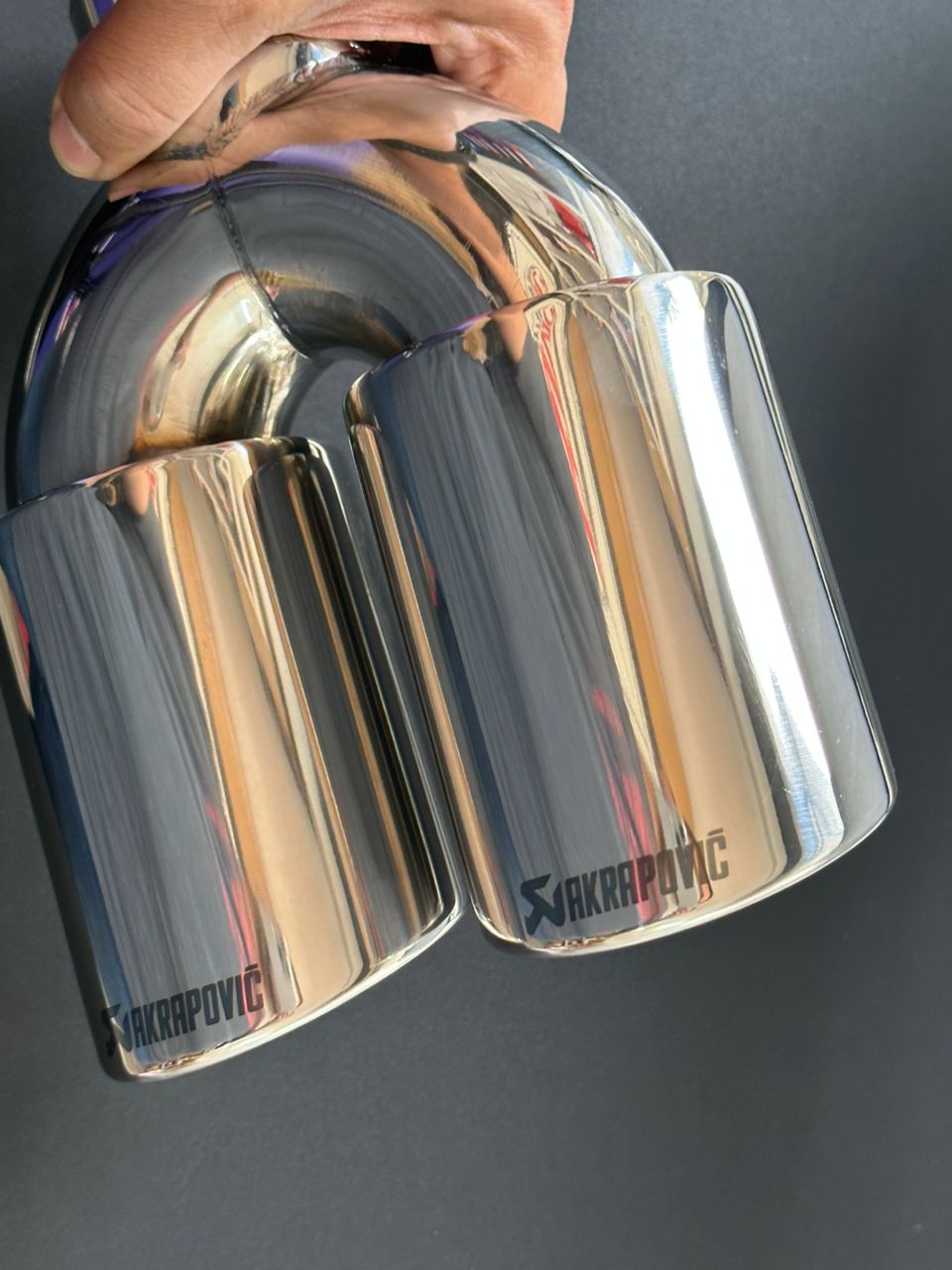 AKRAPOVIC CHROME TIP