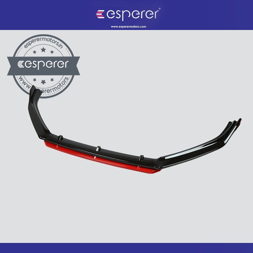 POLO 4 PIECE FRONT SPLITTER WITH RED