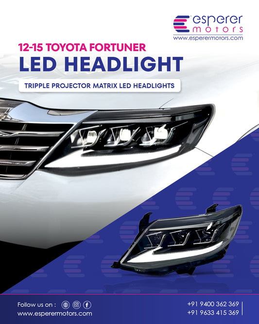 TOYOTA FORTUNER LED HEADLIGHT