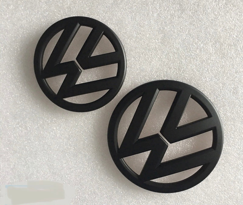 VW MATTE BLACK LOGOS