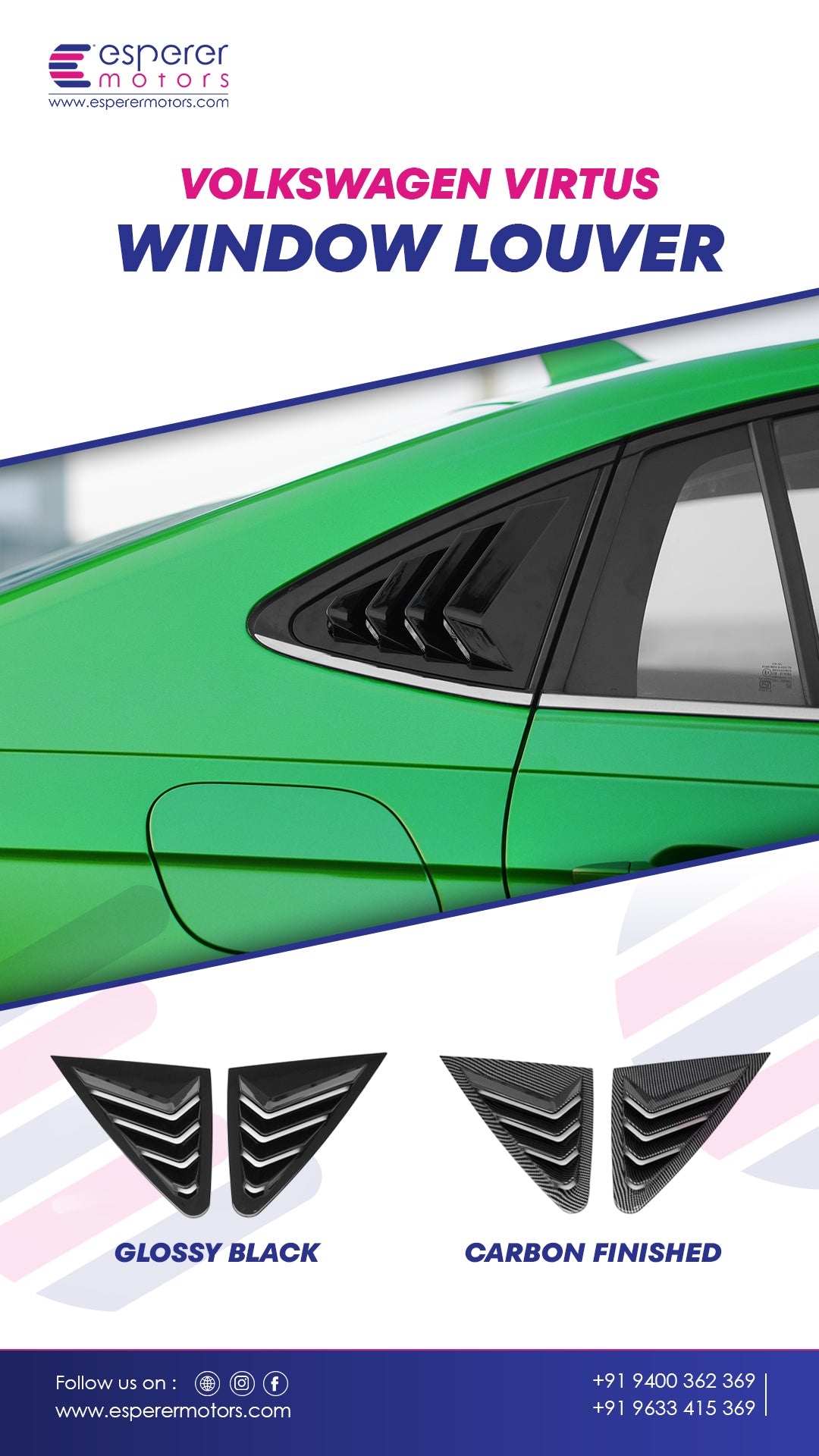 VIRTUS / SLAVIA WINDOW LOUVER