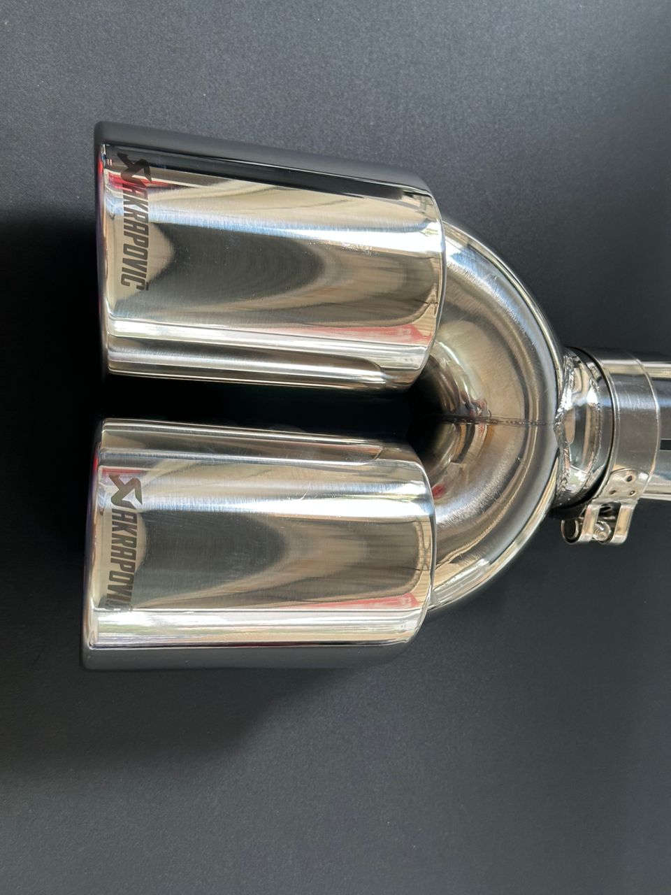 AKRAPOVIC CHROME TIP